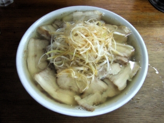 ネギチャーシュー大盛り